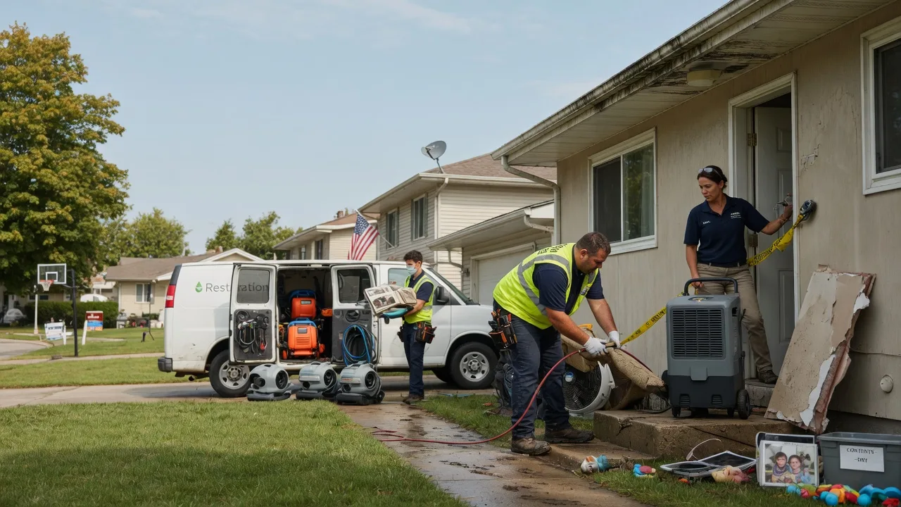 Water Damage Restoration in Lawrence, KS near me